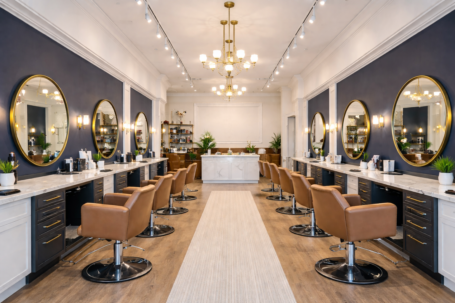 Interior of Stillwater Salon in Bangor Maine